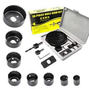 16pcs Hole saw set