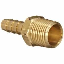 Brass Gas Hose Nipple 1/2" - male